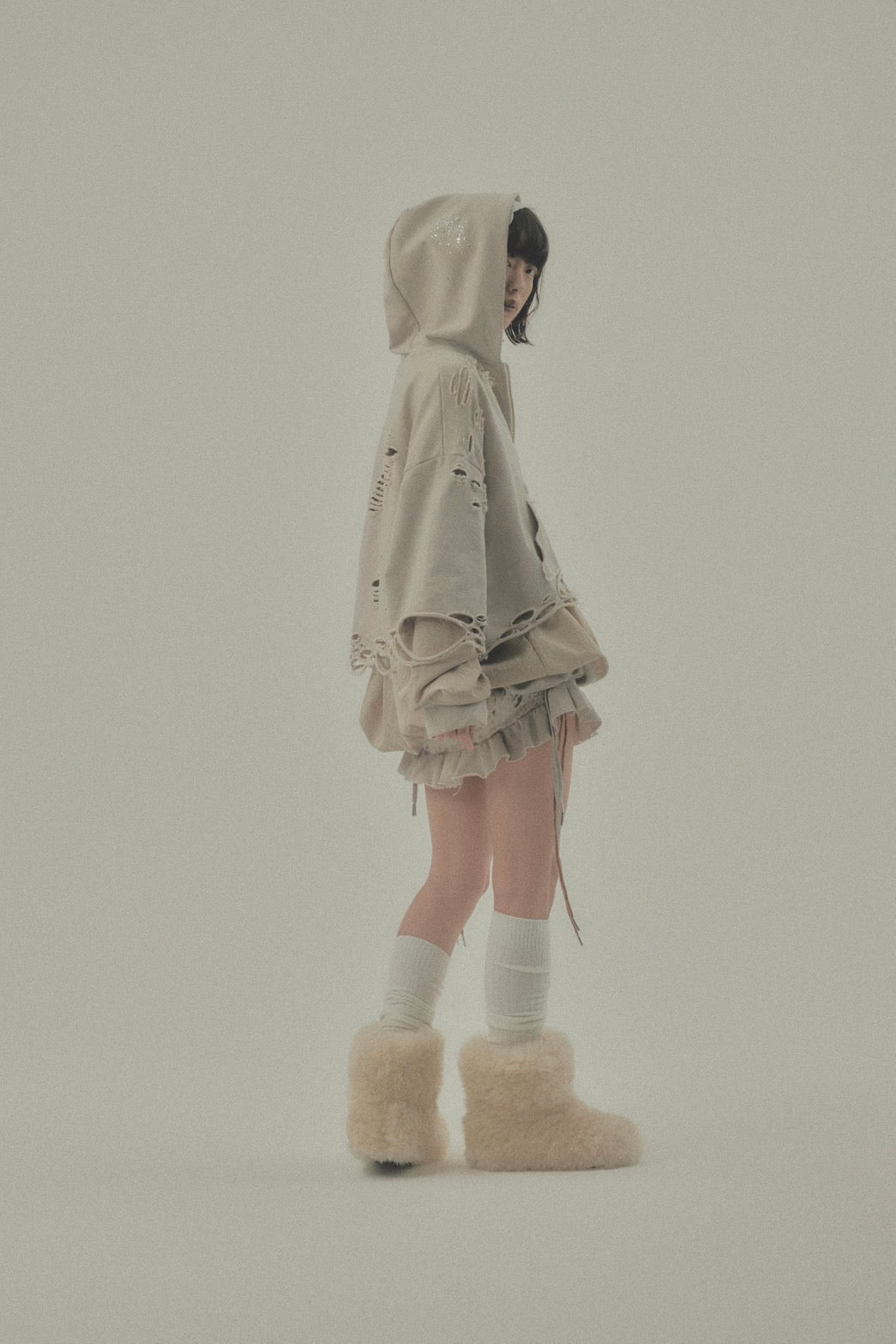 Meteor Crush Hoodie(Beige)