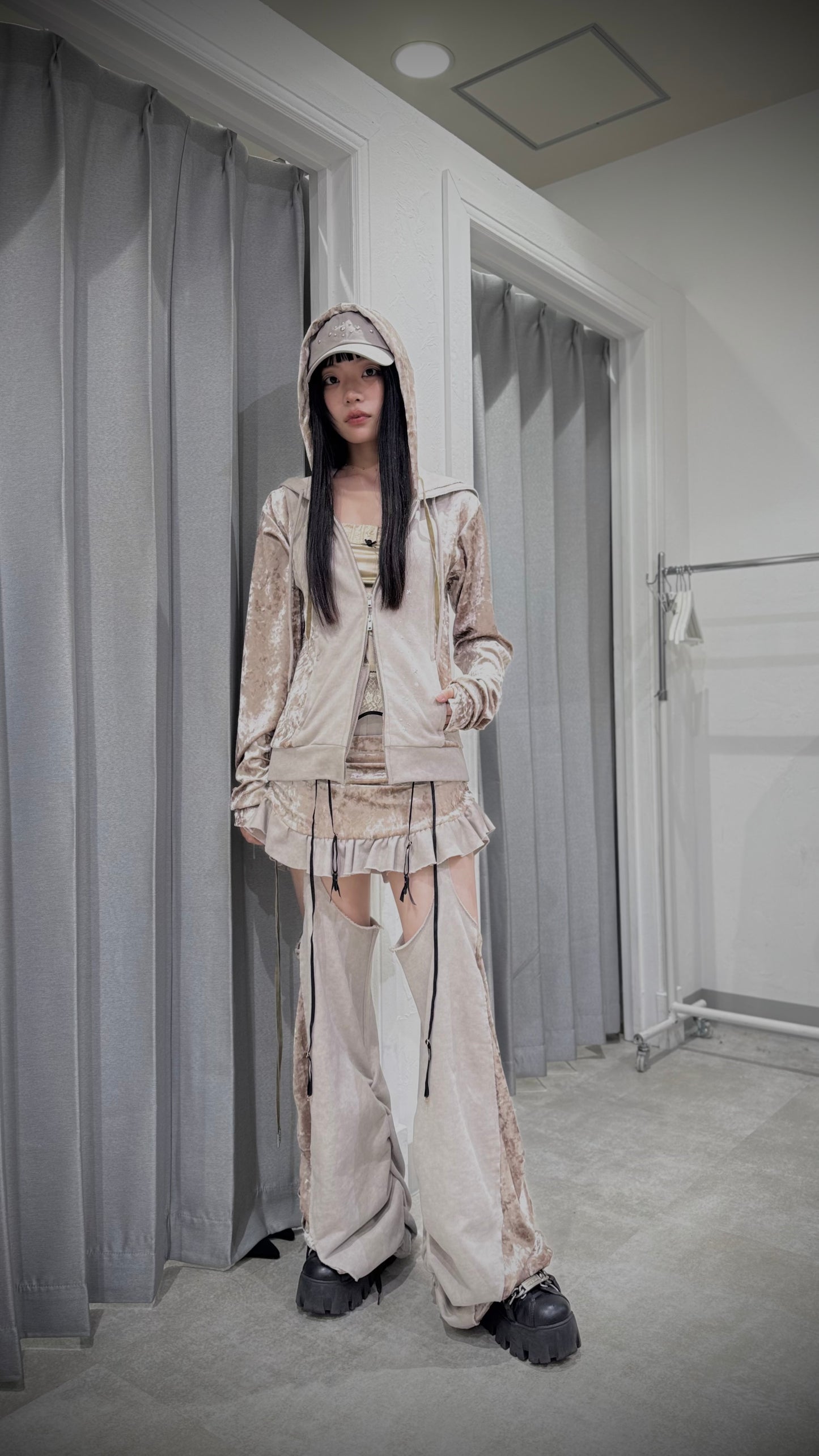 Spark Double Hoodie(Beige)