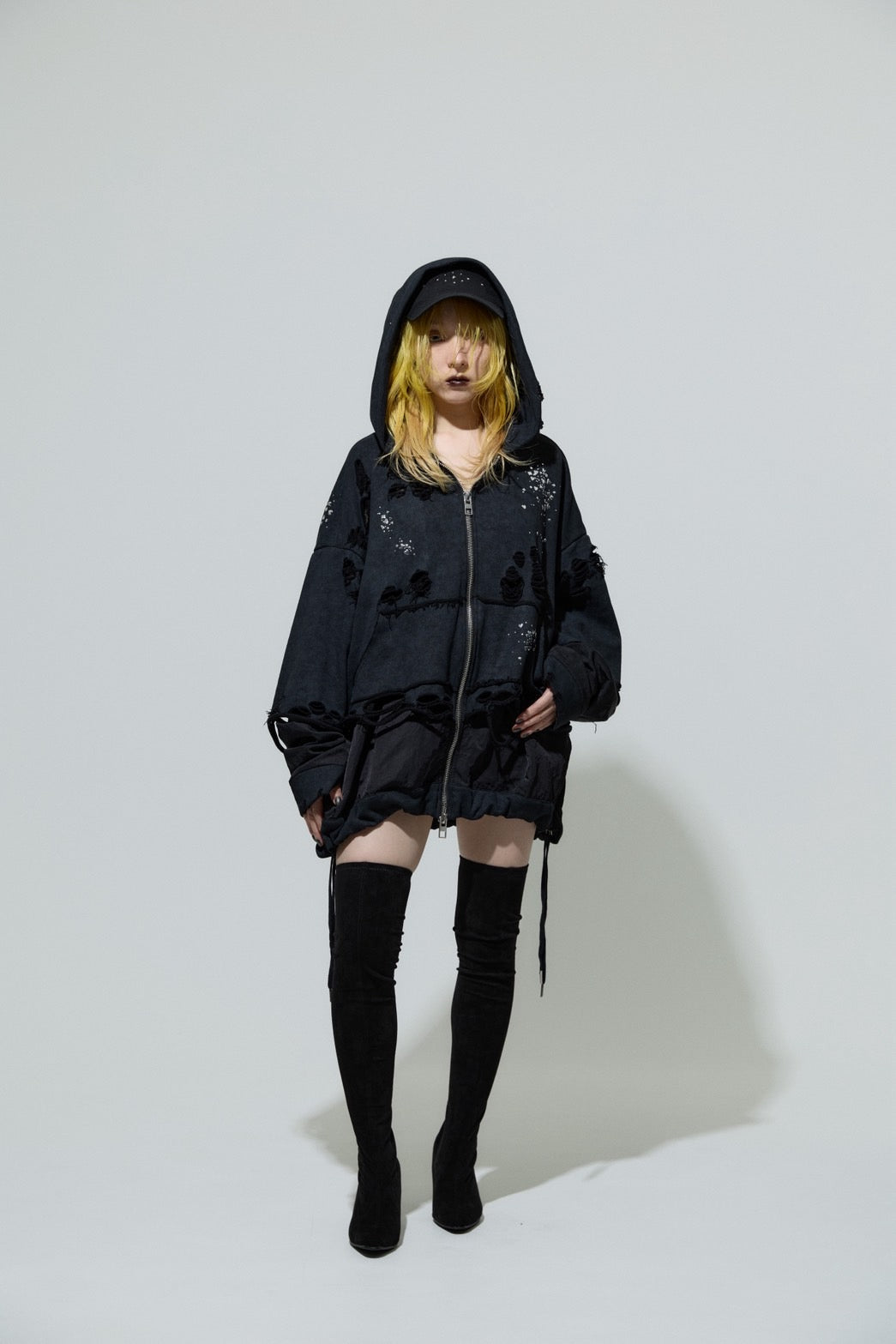 Meteor Crush Hoodie(Black)