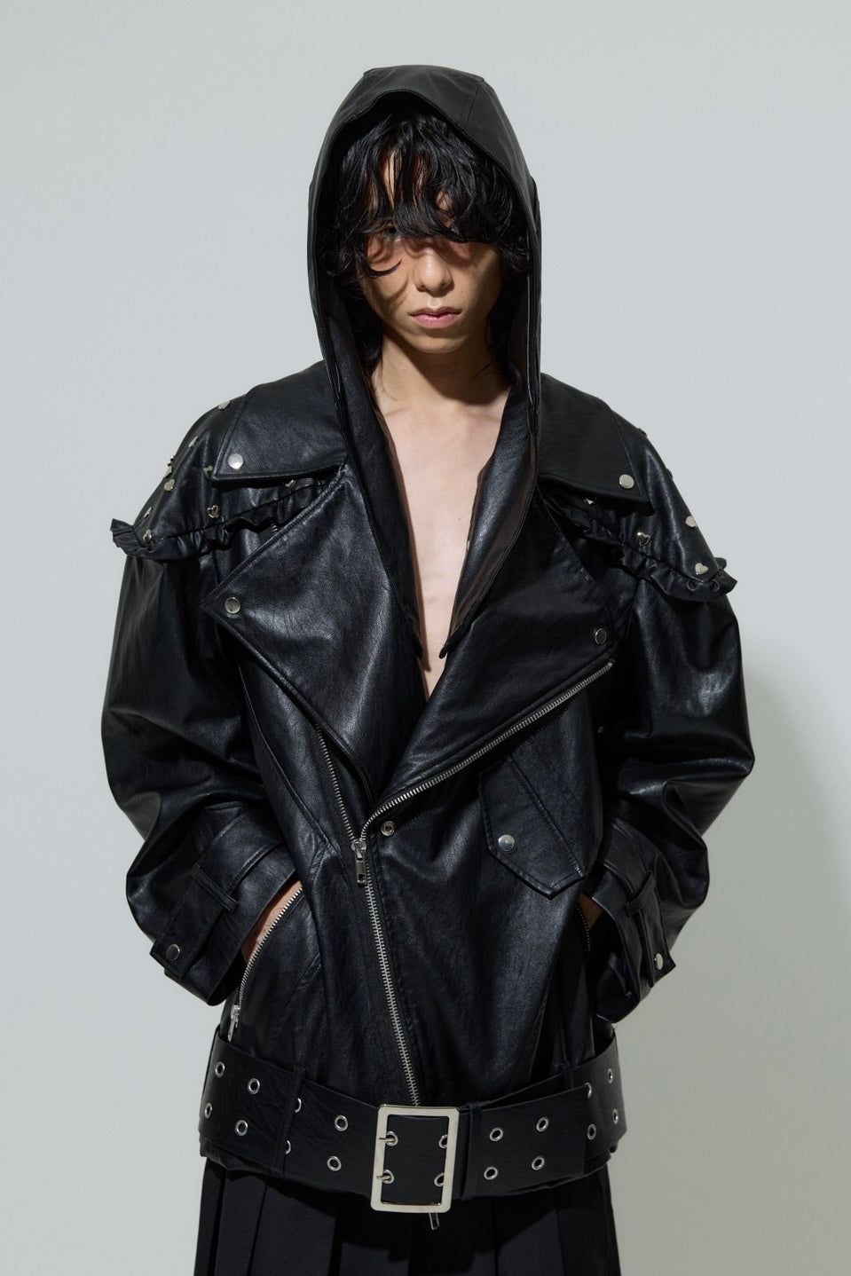 Meteor Riders Hood Jacket(Black) – neith.onlinestore