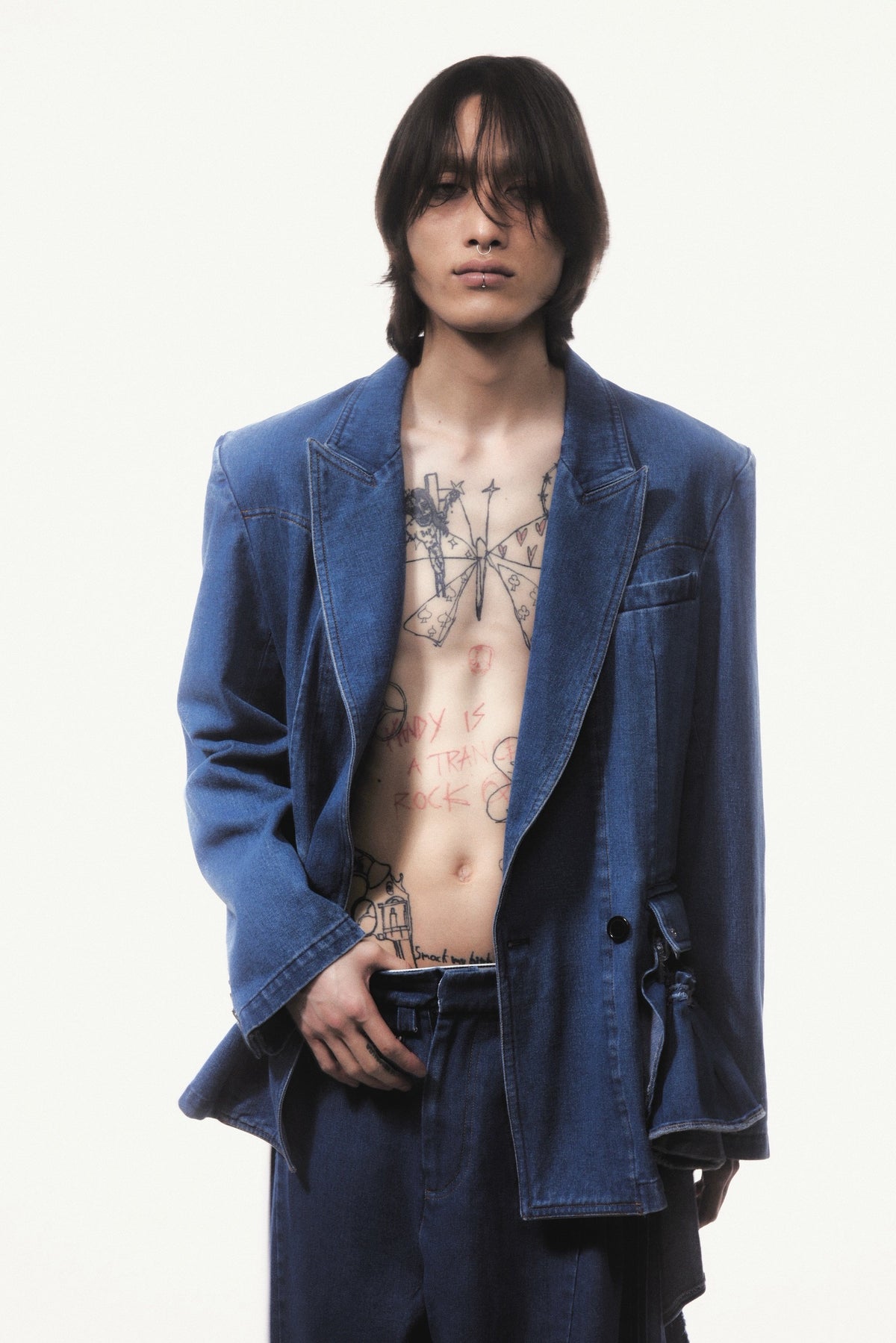 【9月下旬】Denim Tailored  Jacket(Blue)＜店頭予約＞