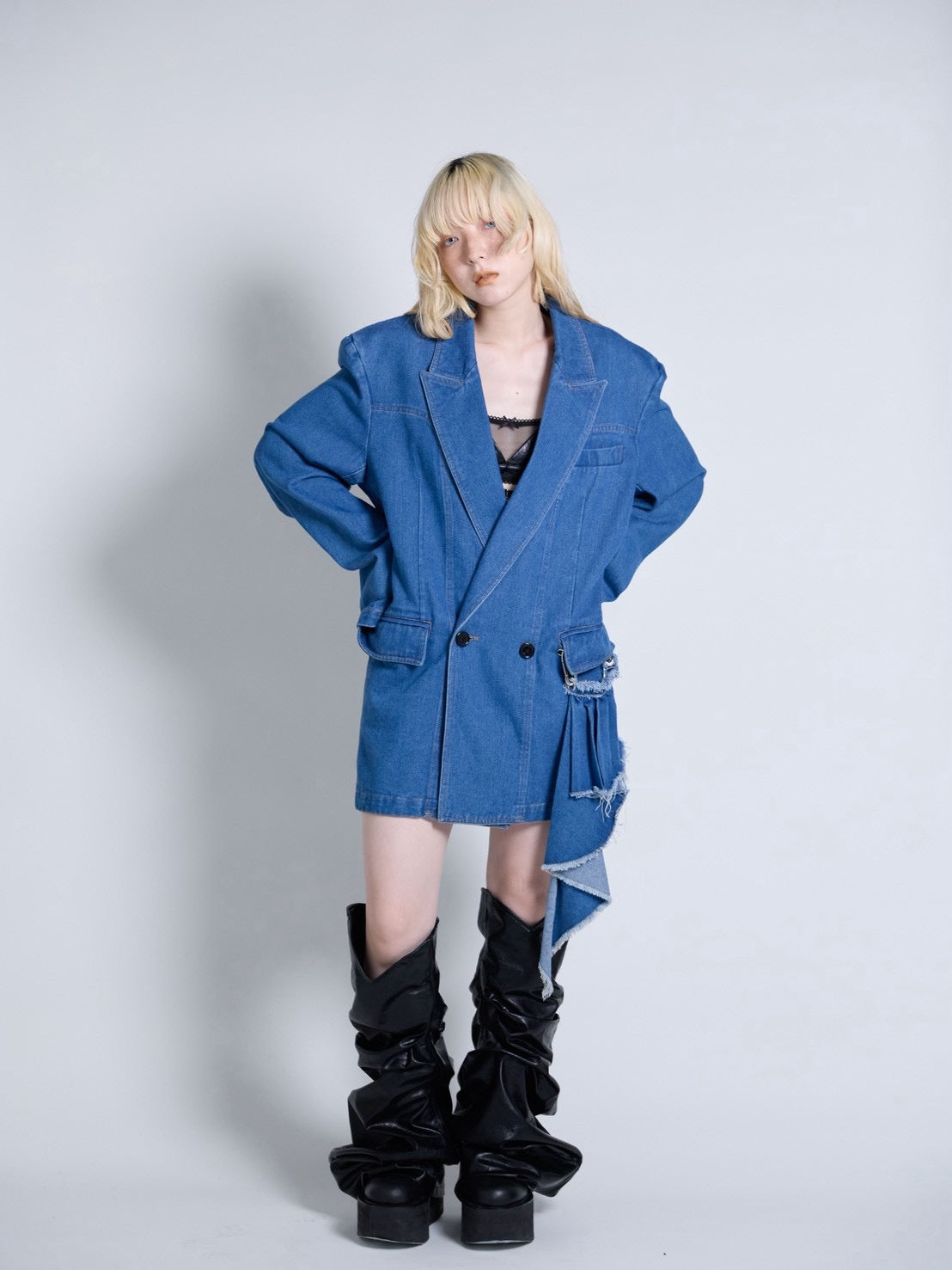 【9月下旬】Denim Tailored  Jacket(Blue)＜店頭予約＞