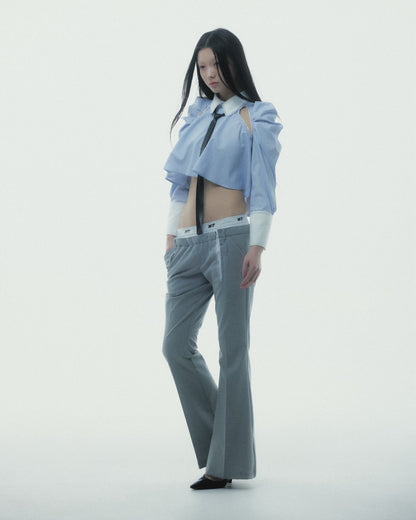 Cleric Flare Shirt (Blue)