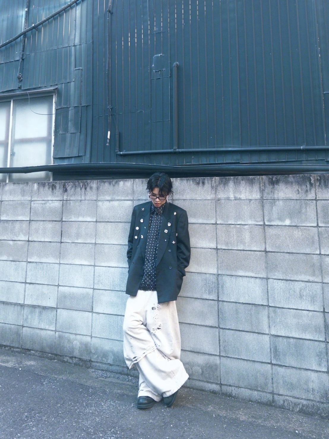 Meteor Low-rise Sweat Pants(Beige)