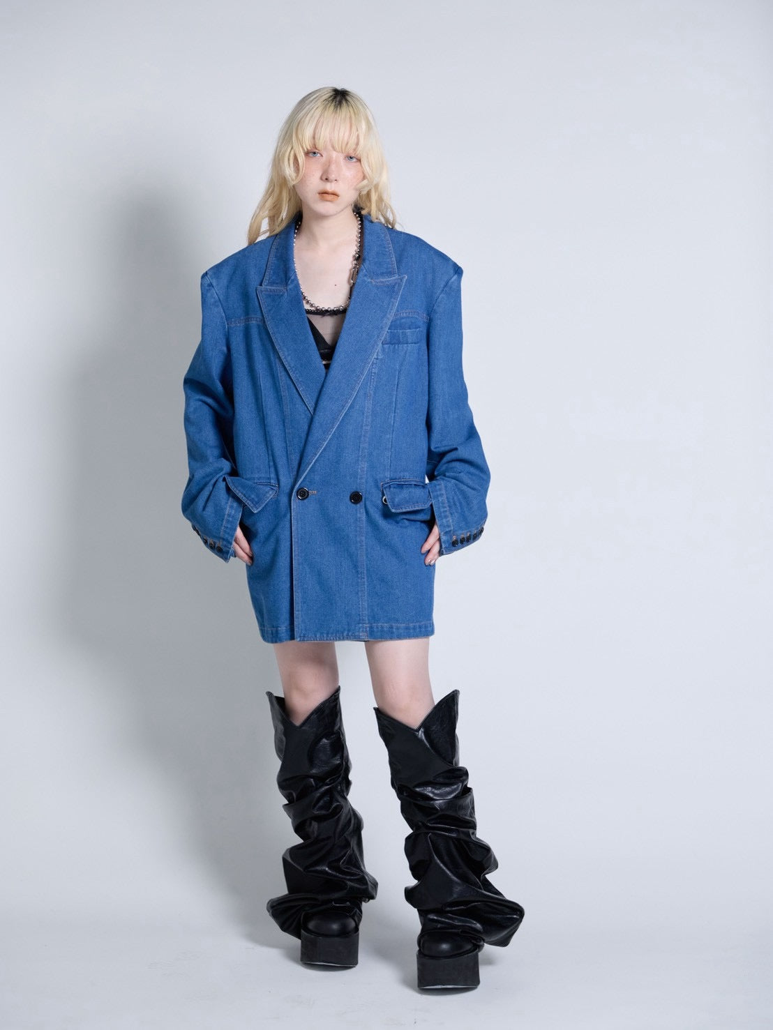 【9月下旬】Denim Tailored  Jacket(Blue)＜店頭予約＞