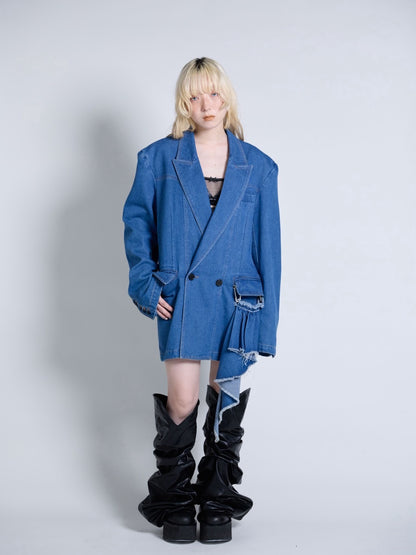 【10月初旬】 Denim Tailored  Jacket(Blue)＜店頭予約＞