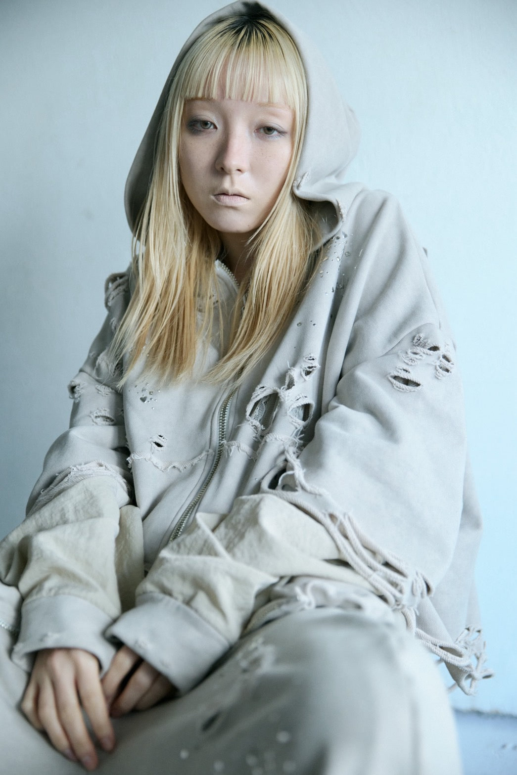 Meteor Crush Hoodie(Beige)