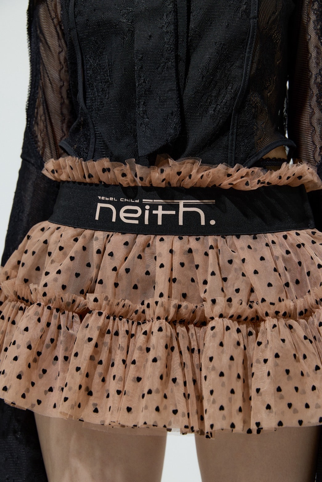 Love Dot Multi Tulle(Beige)