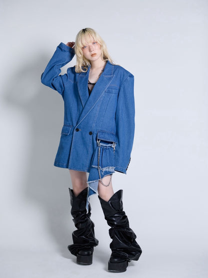 【10月初旬】 Denim Tailored  Jacket(Blue)＜店頭予約＞