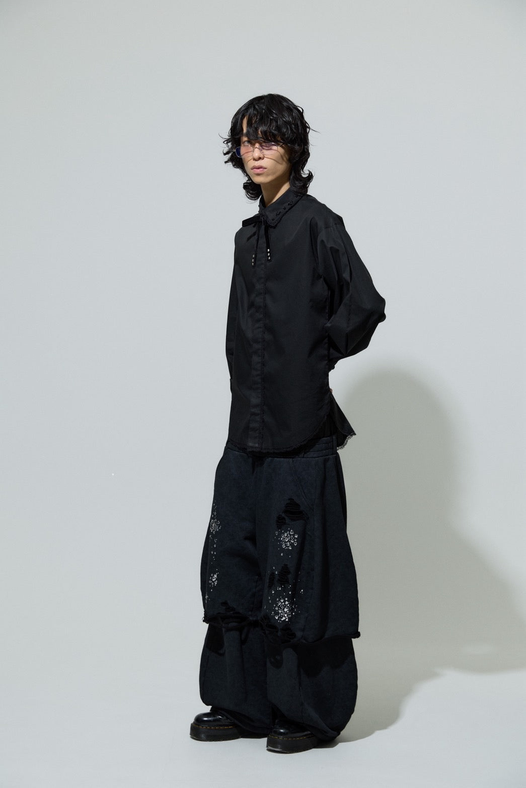 Meteor Low-rise Sweat Pants(Black)