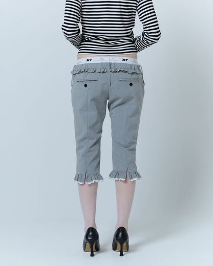 Layered Sabrina Pants (Gray)