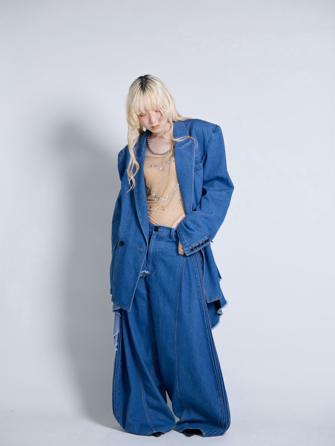 【9月下旬】Denim Tailored  Jacket(Blue)＜店頭予約＞