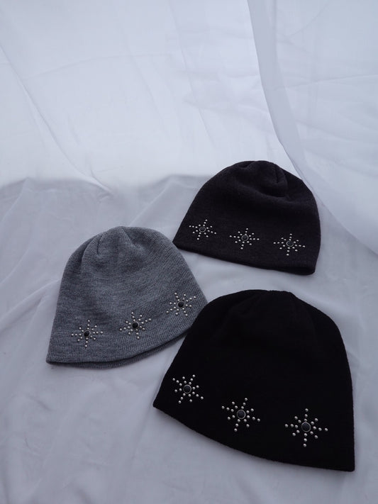 Metal Studs Beanie