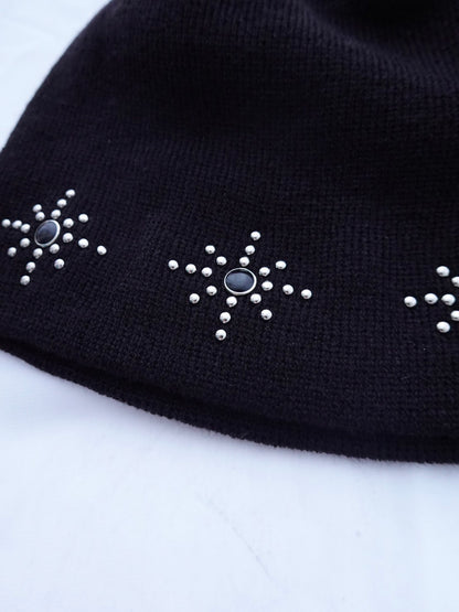 Metal Studs Beanie