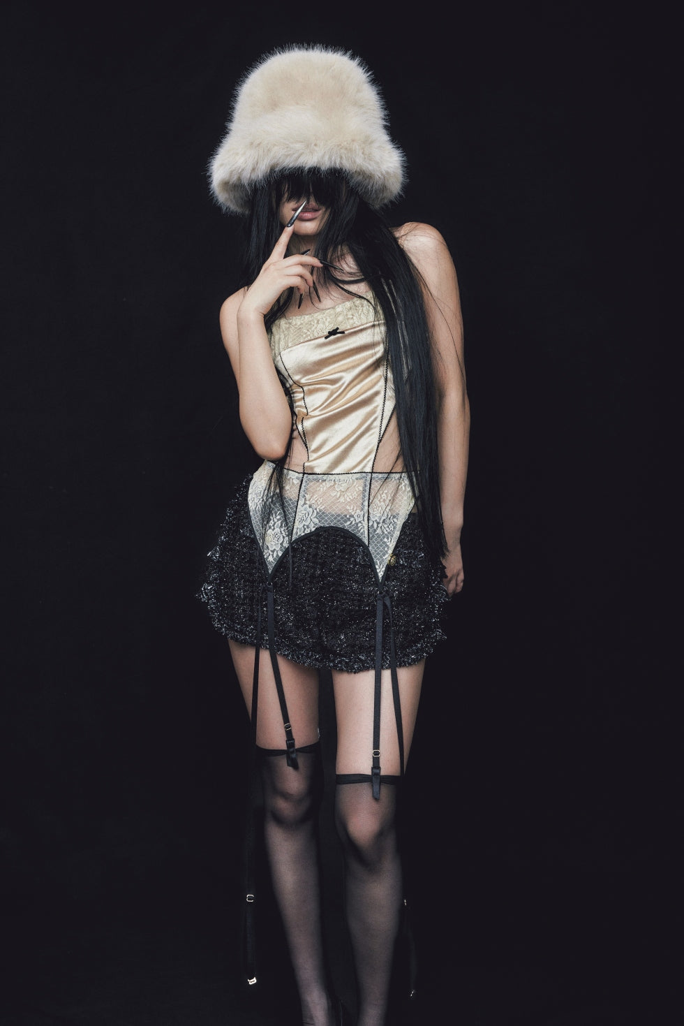 Camisole Garter(Beige)
