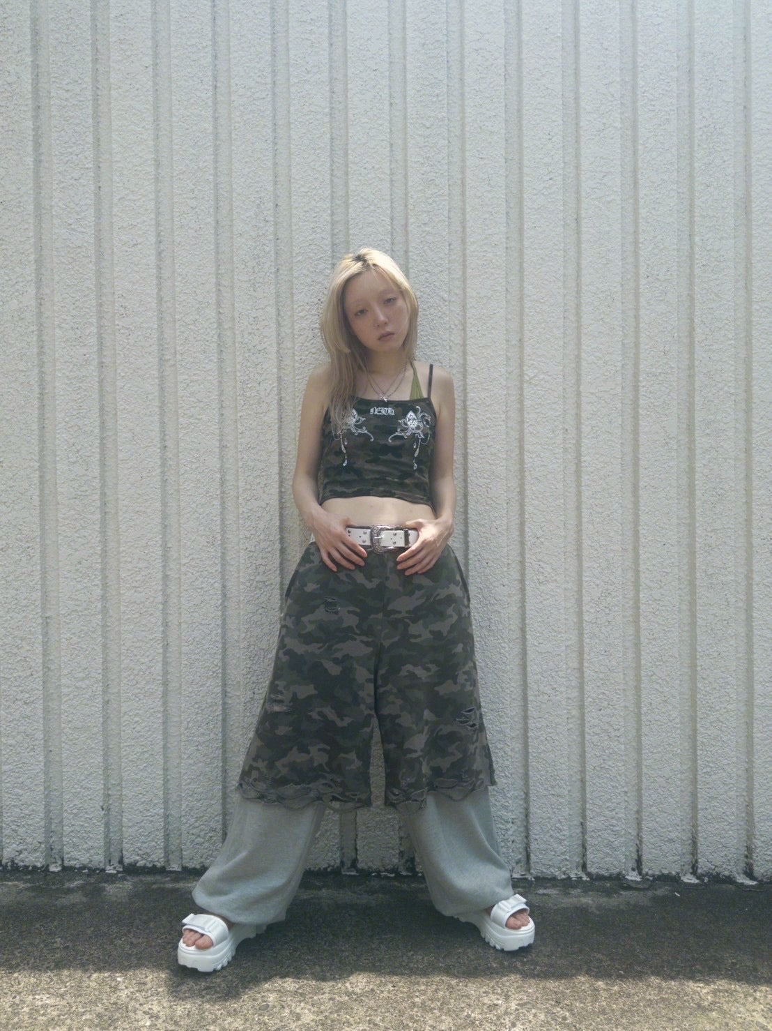 Camo custom print camisole