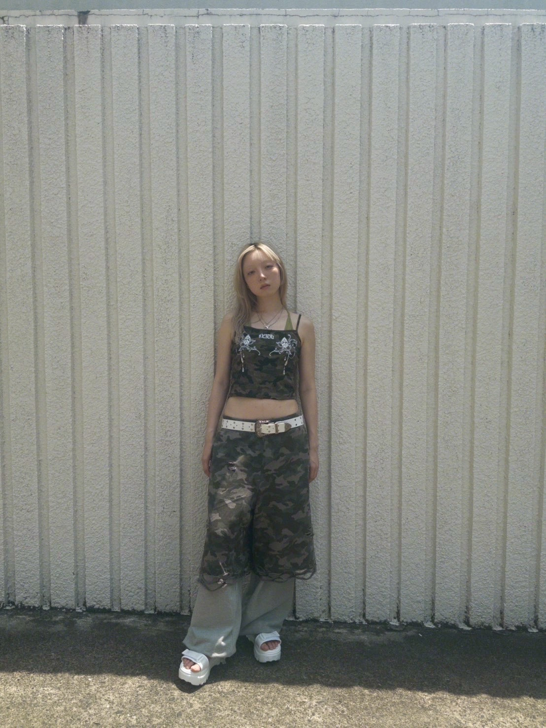 Camo custom print camisole