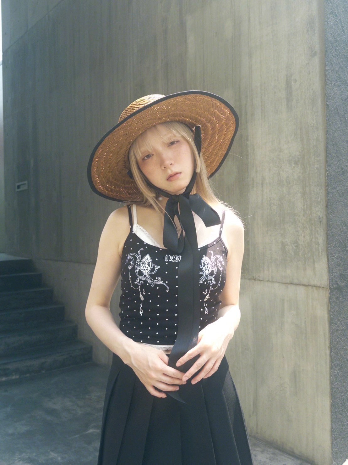 【Last1】Dot custom print camisole