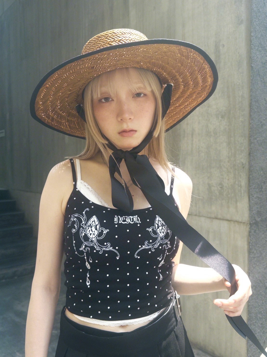 【Last1】Dot custom print camisole