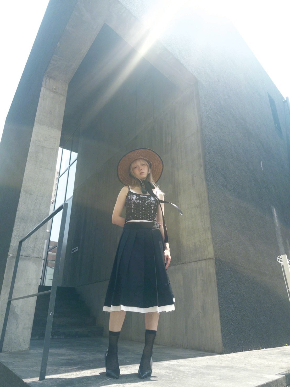 【Last1】Dot custom print camisole