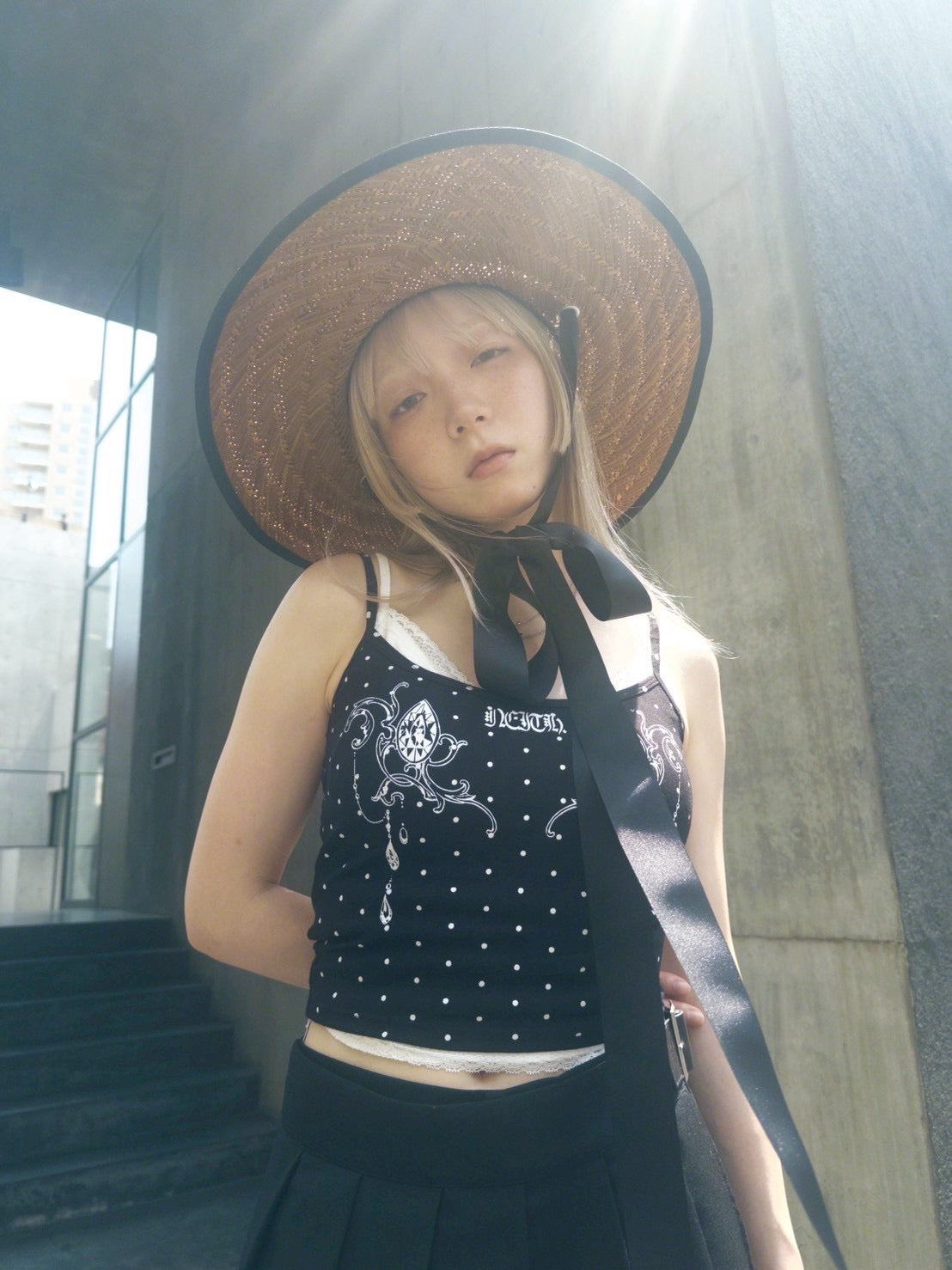 【Last1】Dot custom print camisole