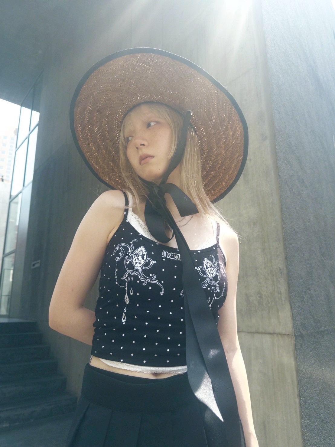 【Last1】Dot custom print camisole
