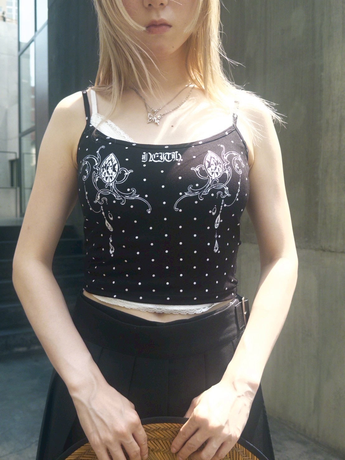 【Last1】Dot custom print camisole