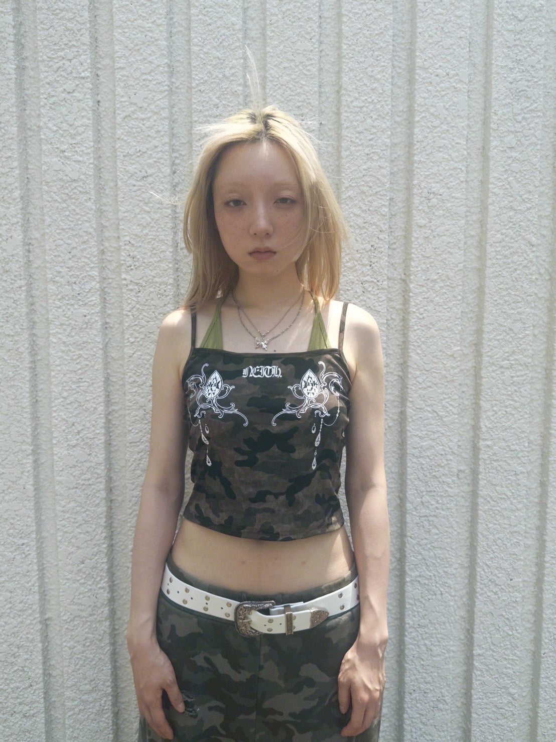 Camo custom print camisole