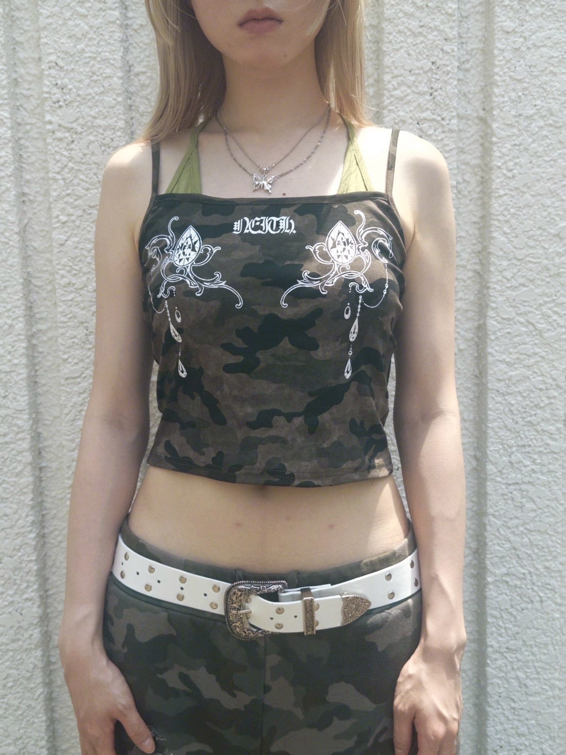 Camo custom print camisole