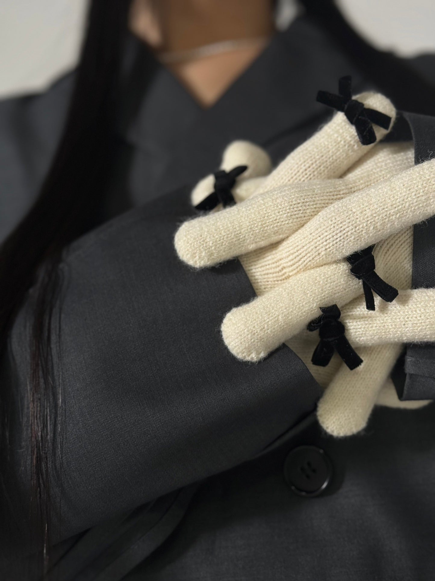 Ribbon Glove(White)