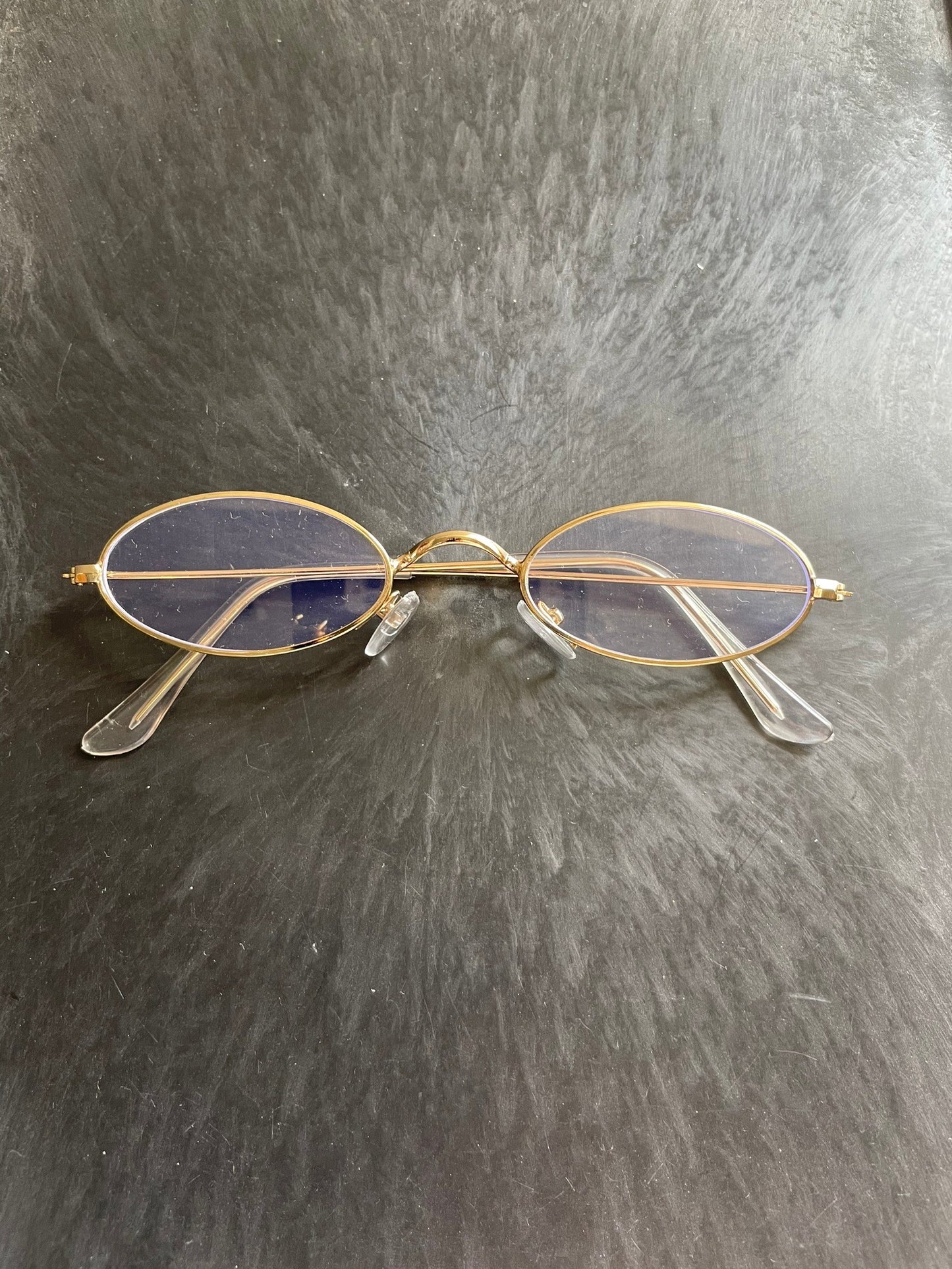 Small Oval Glasses(Gold)