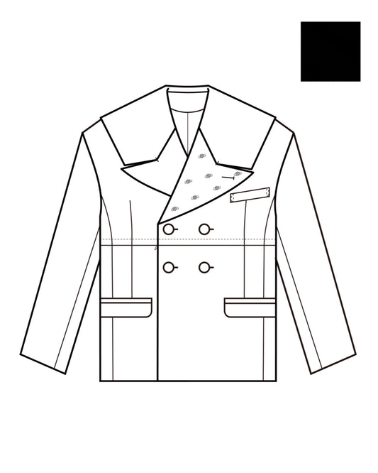 Too Big Rose Jacket（Black）【4月上旬発送】
