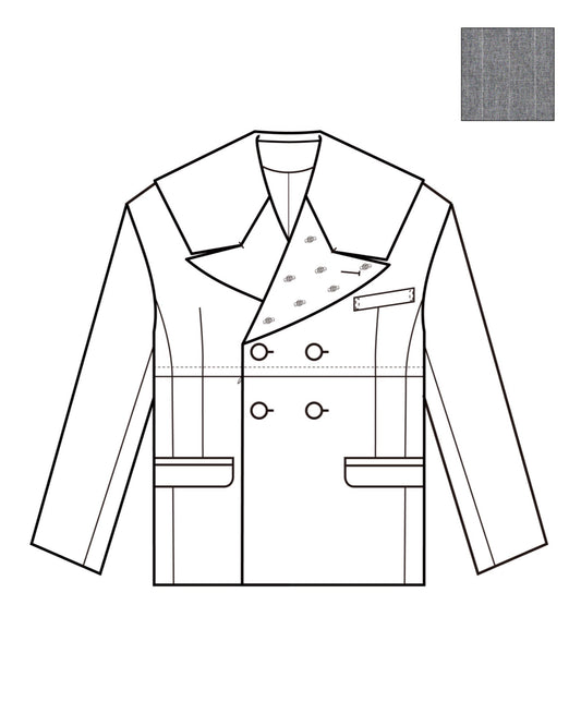 Too Big Rose Jacket（Gray）【4月上旬発送】