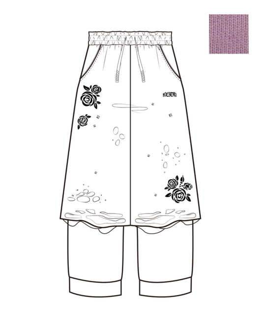 Rose Crush Sweat Pants(Pink）【4月上旬発送】