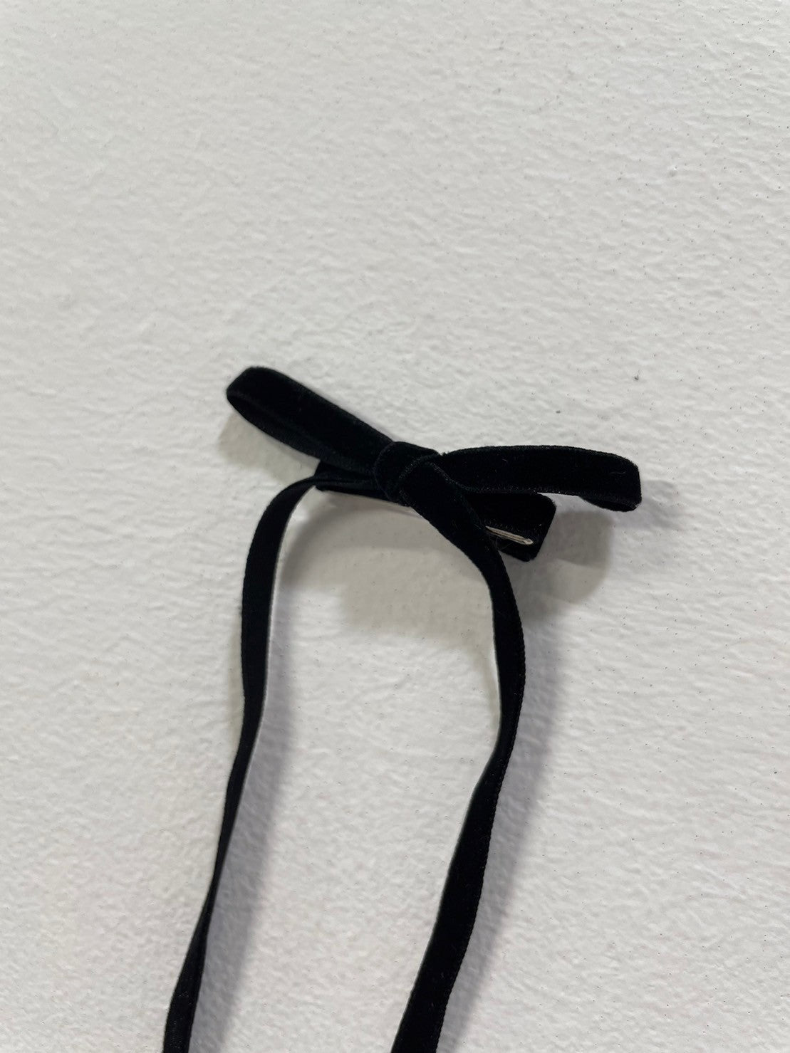 Ribbon Pin Long(Black)