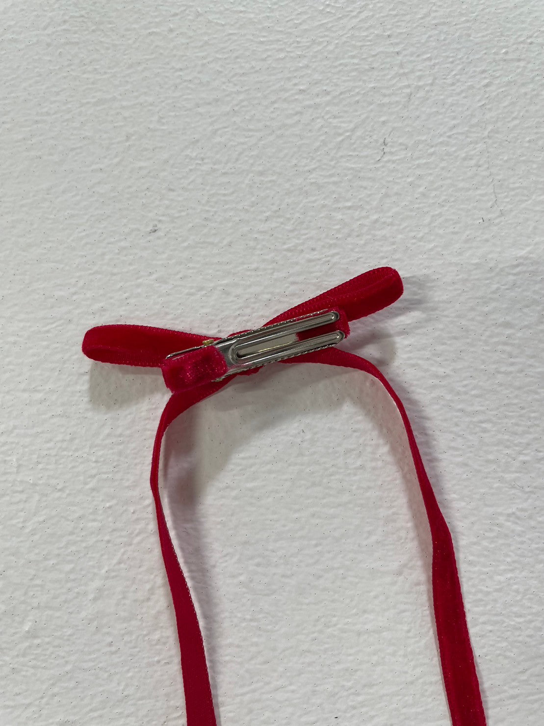 Ribbon Pin Long(Red)