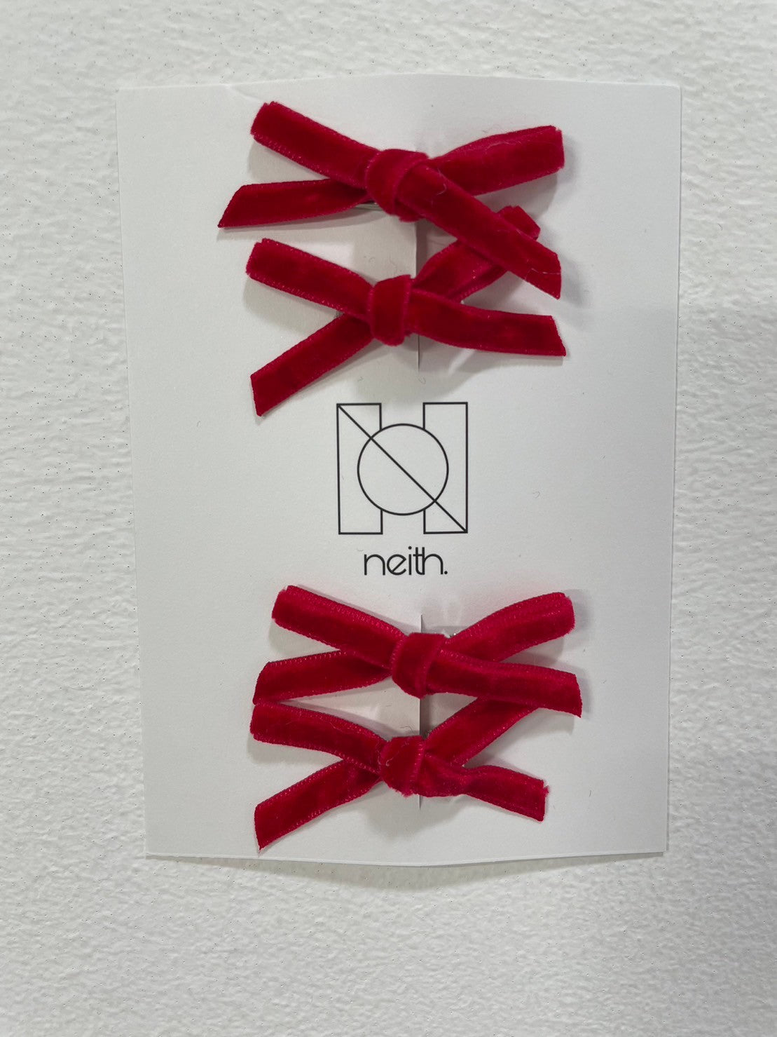 Ribbon Pin Short(Red)