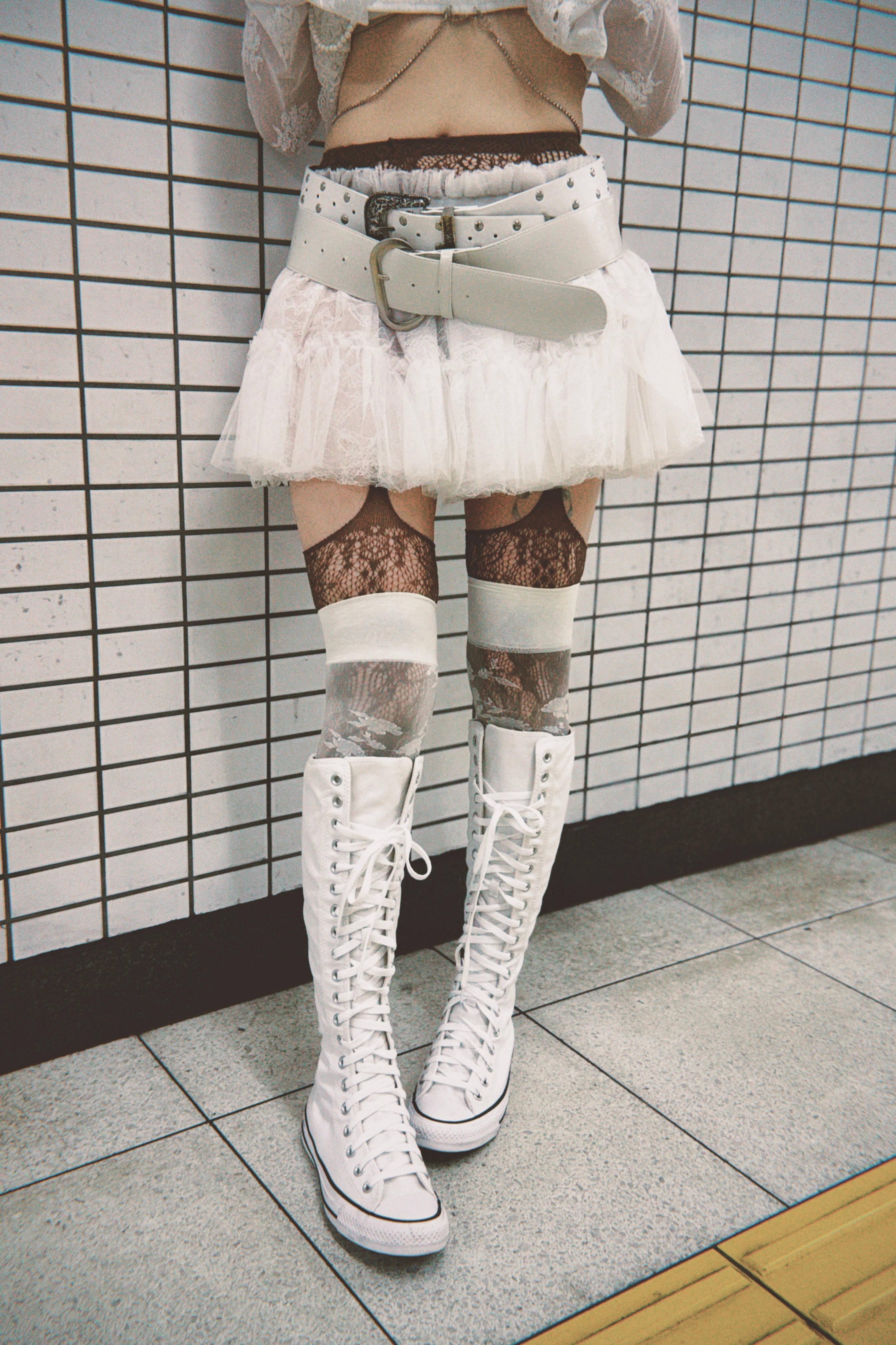 Multi Tulle Top(Lace White) – neith.onlinestore