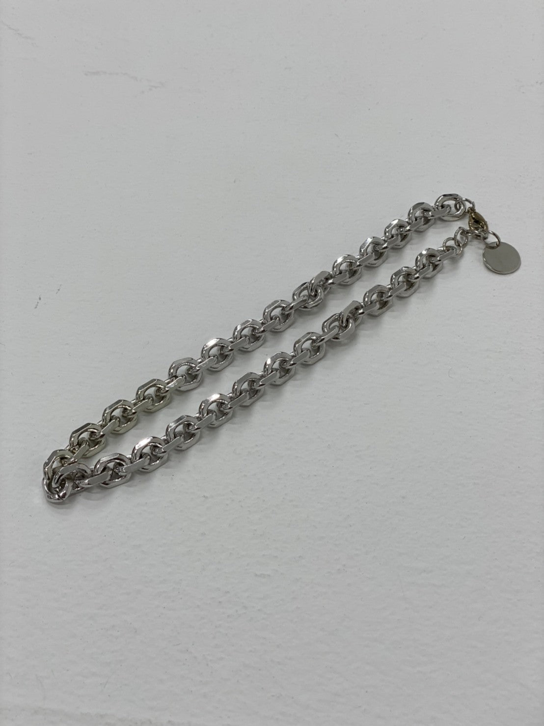 Thick Chain Necklace(Silver)
