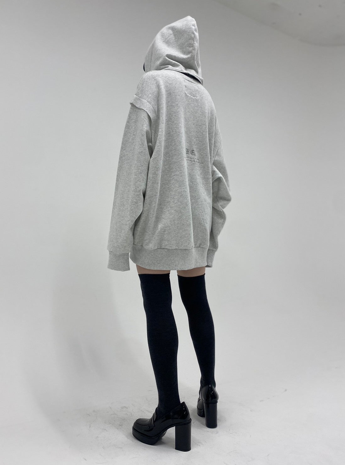 Sweat With Hoodie(Gray)